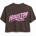 Houston S.C. crop top -Mocha