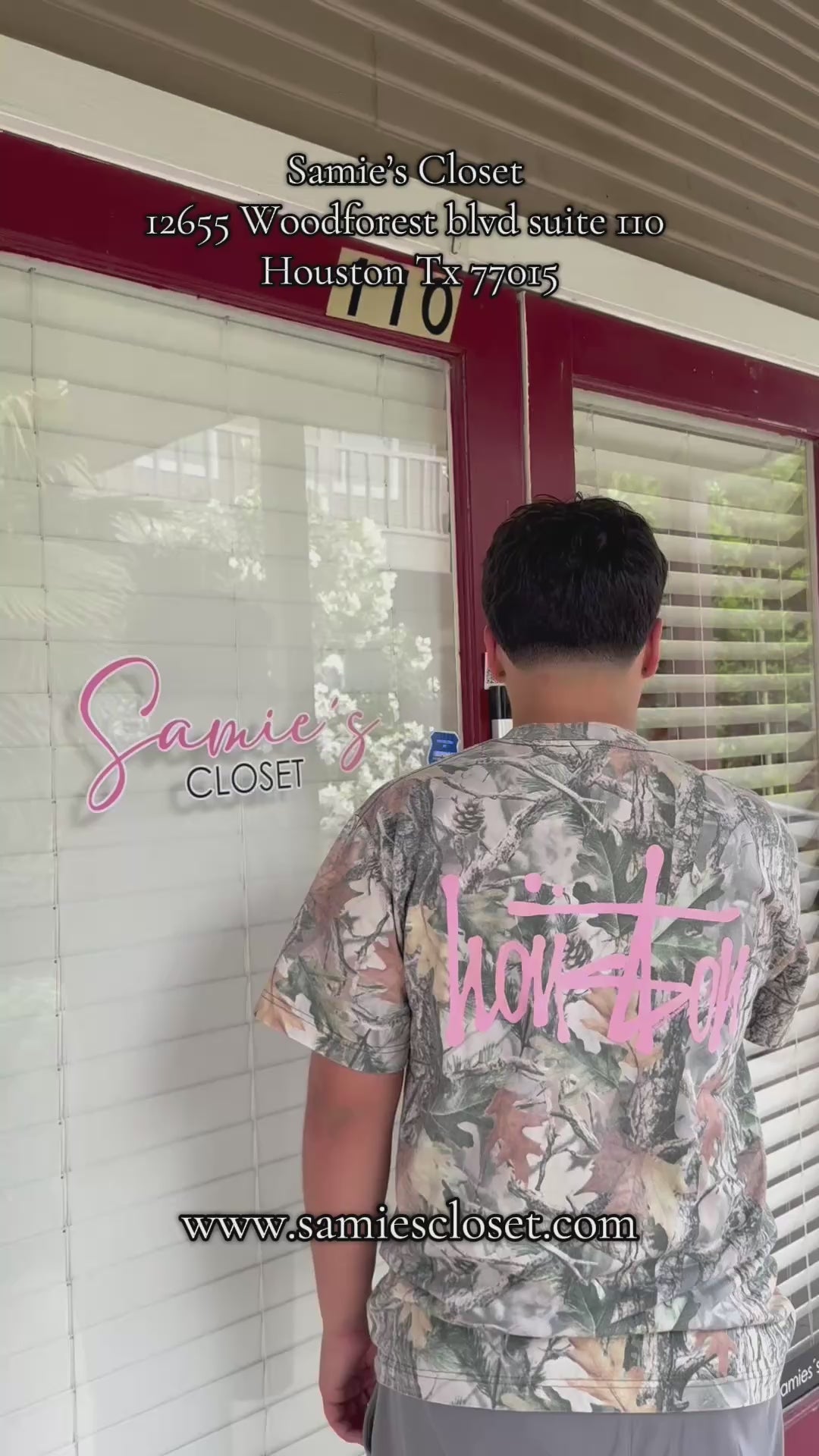 Pink winter camo Houston Shirt